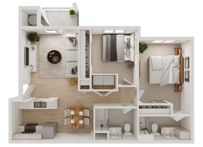 The Angeles, 2nd floor, 1420/C-Bldg 1420-203 floor plan